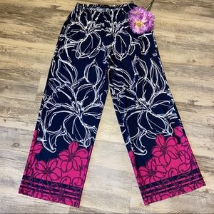 Melissa Paige Woman Floral  Boho Palazzo Pants